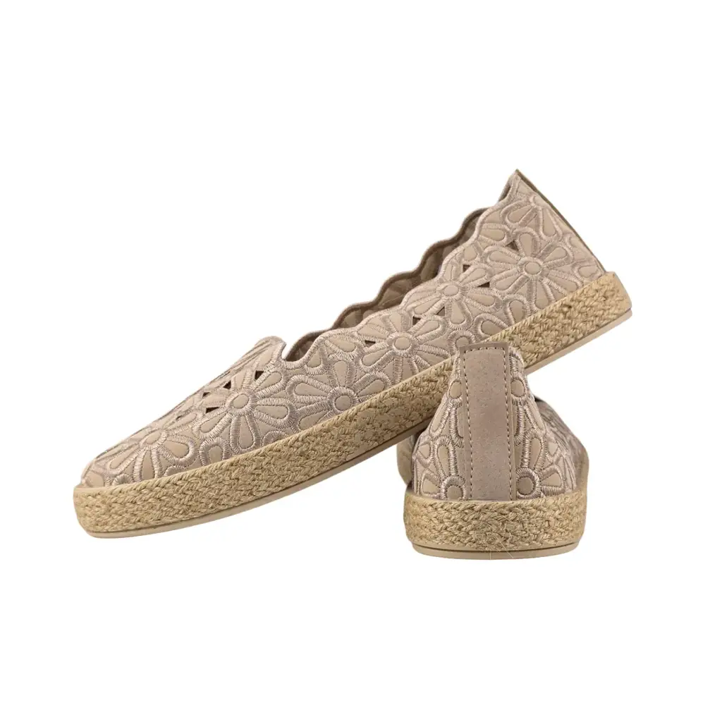 Damskie espadryle z kwiatowym wzorem 9966 - zdjęcie 7