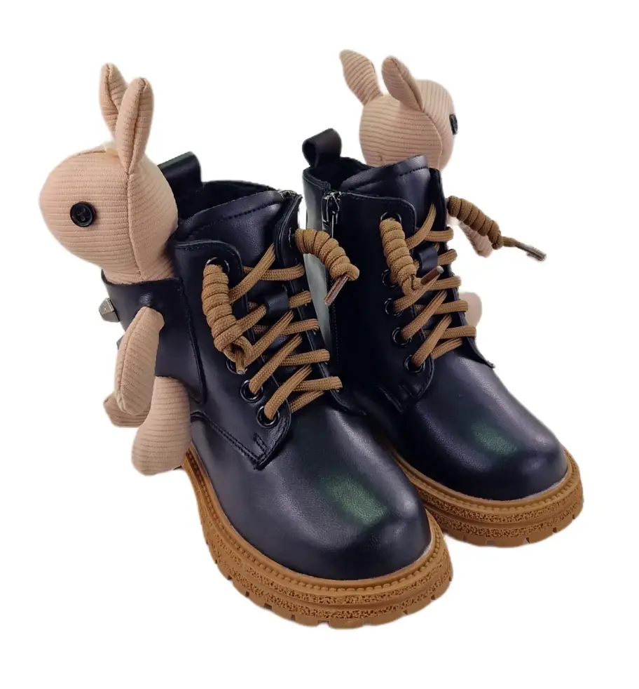 Botki z misiem VINCEZA 36261 Czarny - miniatura 13