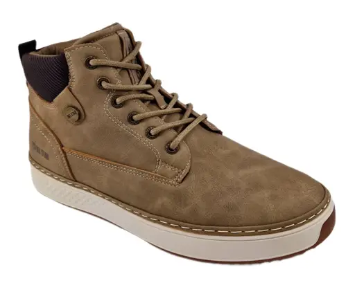 Męski Sneakers Sznurowany BIG STAR OO174560 j.brązowy - zdjęcie 2