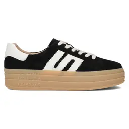 Zamszowy sneakers FILIPPO DP6744 Czarny