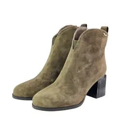 Botek damski skórzany VINCEZA 91178 Khaki - zdjęcie 2