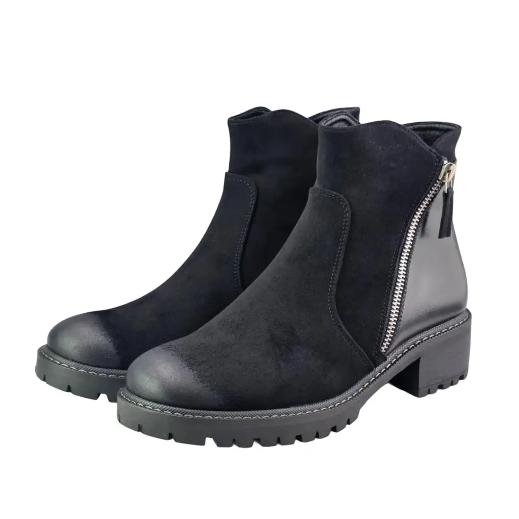 Botki damskie VINCEZA 58673 Czarny - miniatura 2