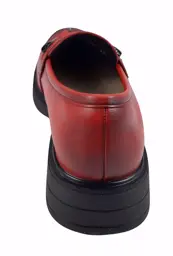 Mokasyn VINCEZA 39965 skóra Czerwony