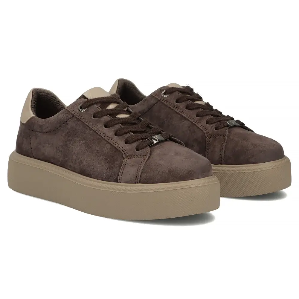 Sneakersy damskie skórzane FILIPPO DP6119 - miniatura 4