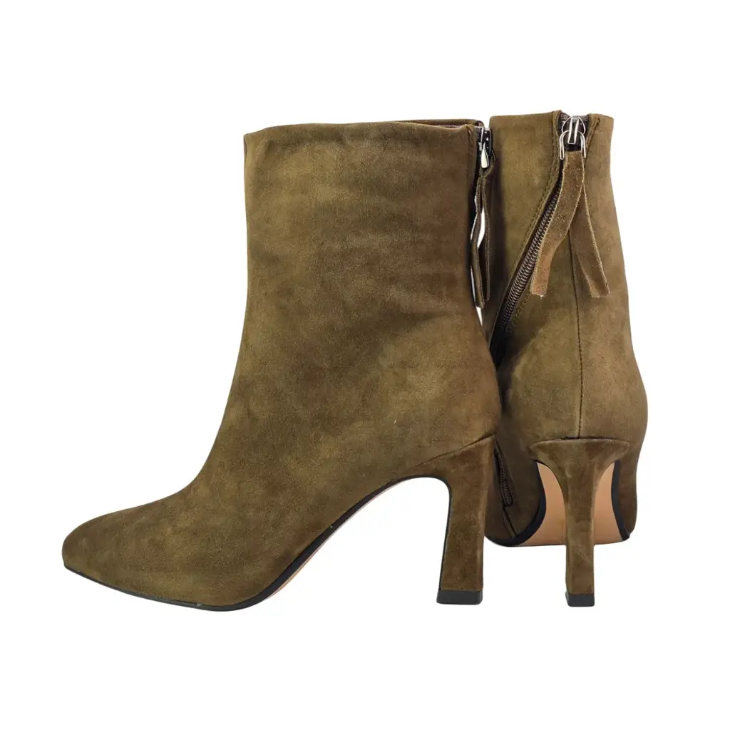 Botki damskie skórzane VINCEZA 67024 Camel - miniatura 7