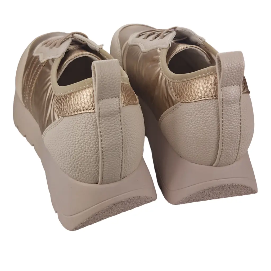 Buty sportowe ESTETIC 58510 złote - zdjęcie 6