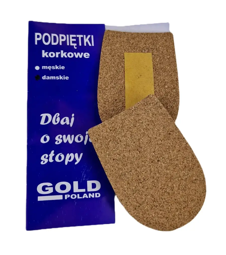 Podpiętki korkowe damskie
