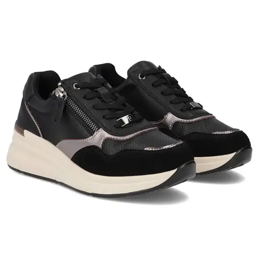 Skórzane sneakersy FILIPPO DP7105/25 - zdjęcie 1