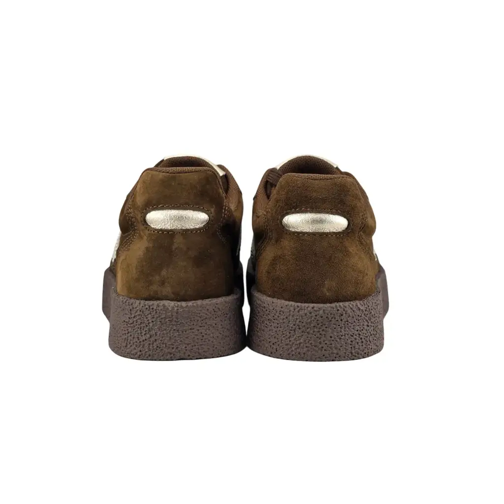 Skórzane sneakersy damskie zamszowe D&A 7107 - miniatura 6