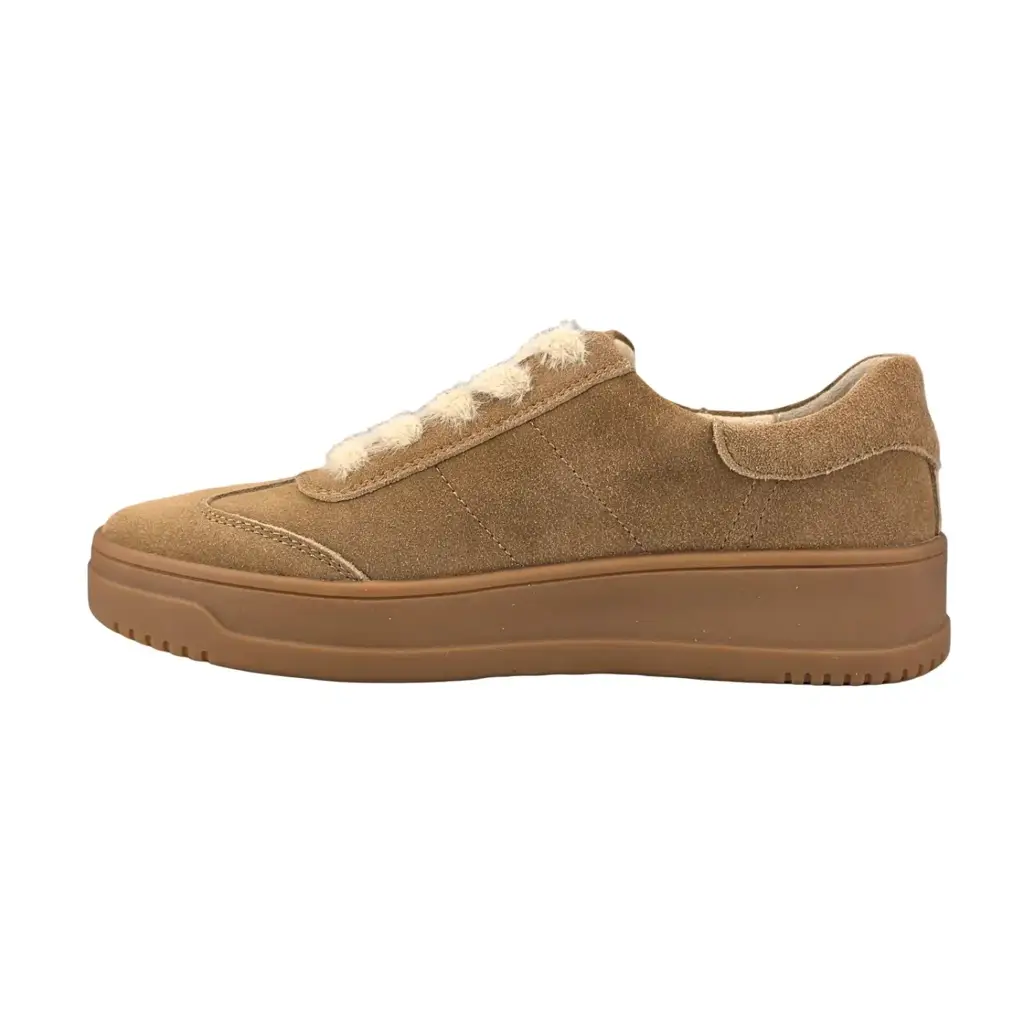 Sneakersy damskie skórzane KOBBO 79655 Beżowy - miniatura 7