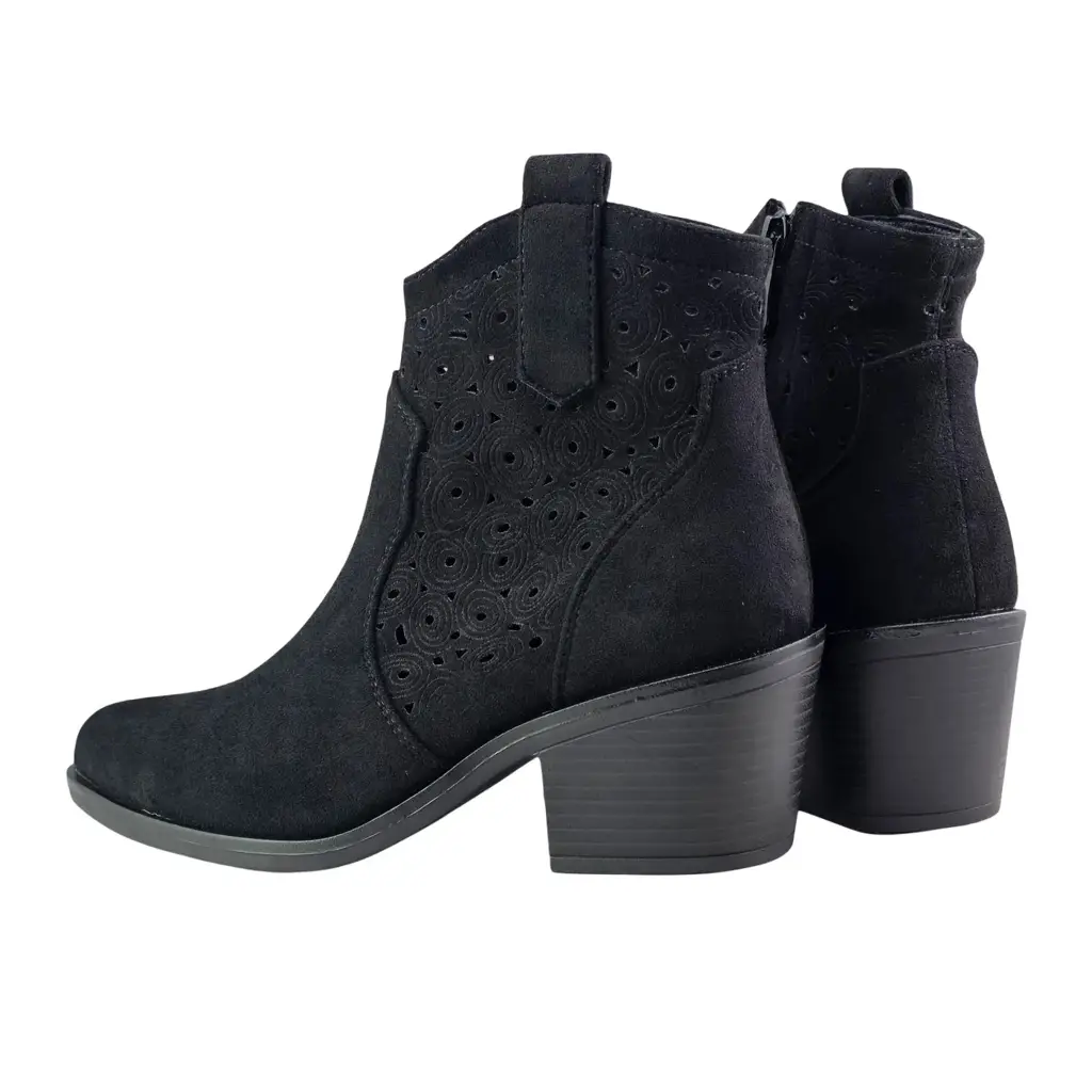 Botki damskie S.BARSKI HY62-8147 Czarny - miniatura 3