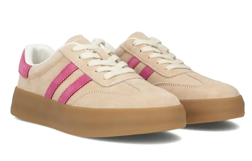 Skórzane sneakersy FILIPPO DP6764 - zdjęcie 7