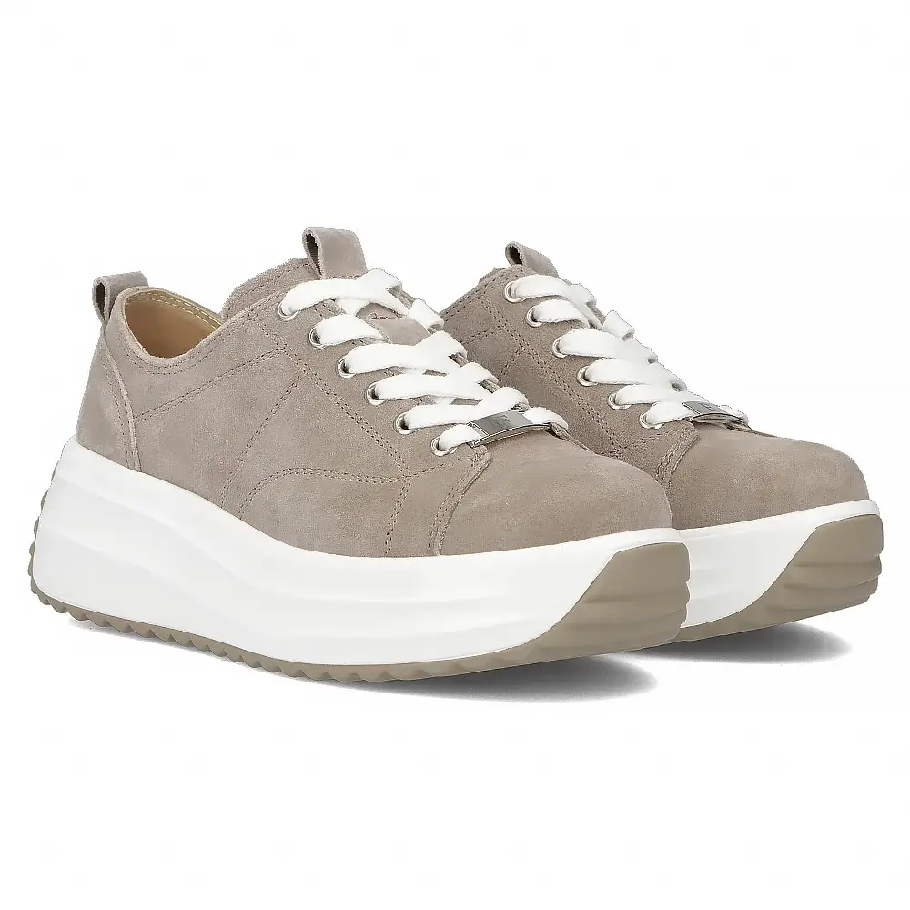 Skórzane sneakersy FILIPPO DP6795 - zdjęcie 9