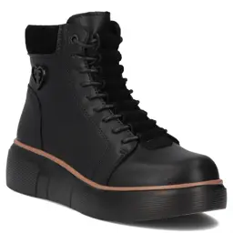 Botki skórzane FILIPPO DBT7128 Czarny - zdjęcie 3