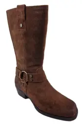 Skórzane kozaki SERGIO LEONE KZ265 Brązowy