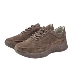 Sneakersy skórzane damskie SERGIO LEONE 013F czekoladowe - zdjęcie 2