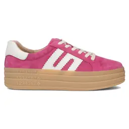Zamszowy sneakers FILIPPO DP6744 Różowy - zdjęcie 1