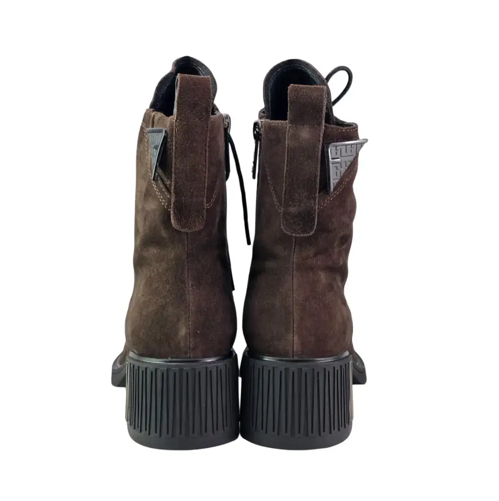 Botki damskie skórzane VINCEZA 89162 Brązowy - miniatura 5