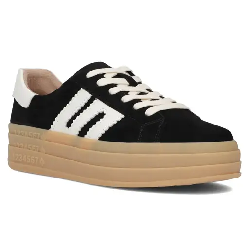 Zamszowy sneakers FILIPPO DP6744 - zdjęcie 2