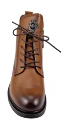 Botki damskie sznurowane EVENTO 7976 Camel