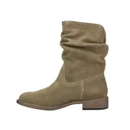 Botki damskie skórzane zamsz SERGIO LEONE BT-19-S - zdjęcie 3