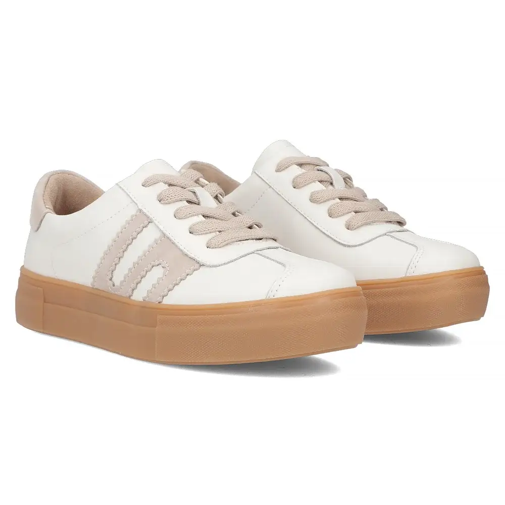 Skórzane sneakersy FILIPPO DP6798 - zdjęcie 9