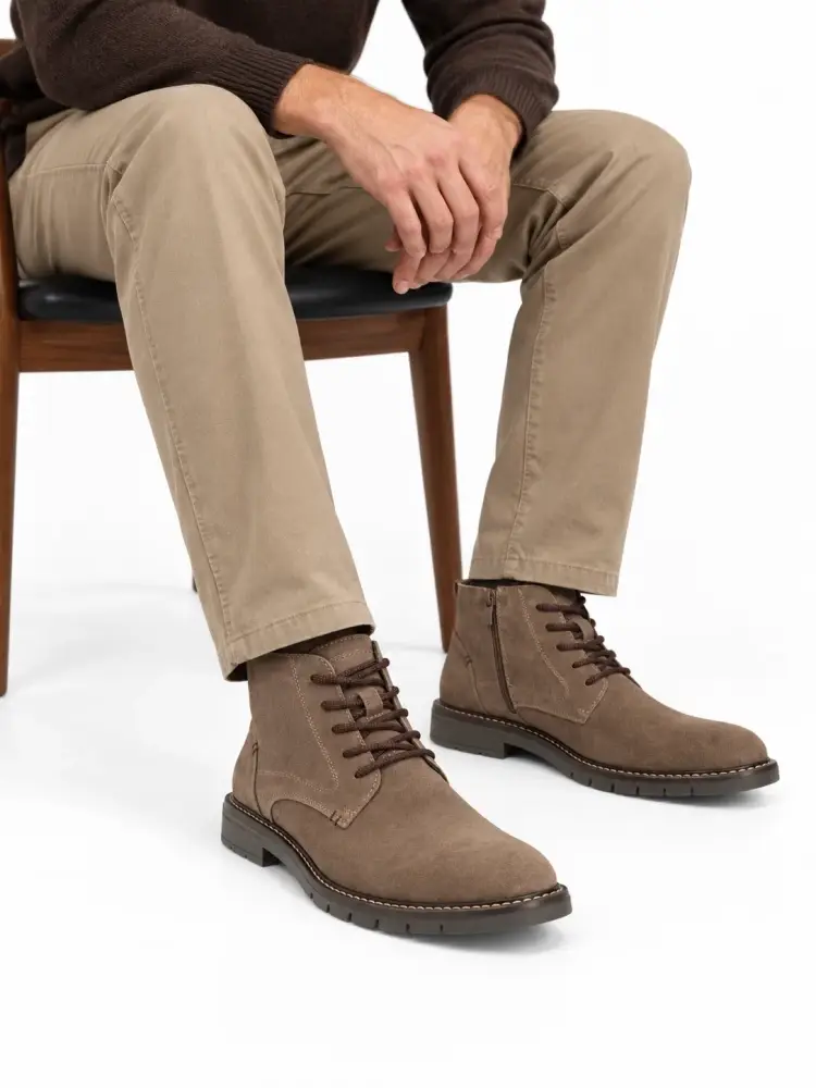 Botki męskie skórzane FILIPPO MBT8318 Taupe - miniatura 6