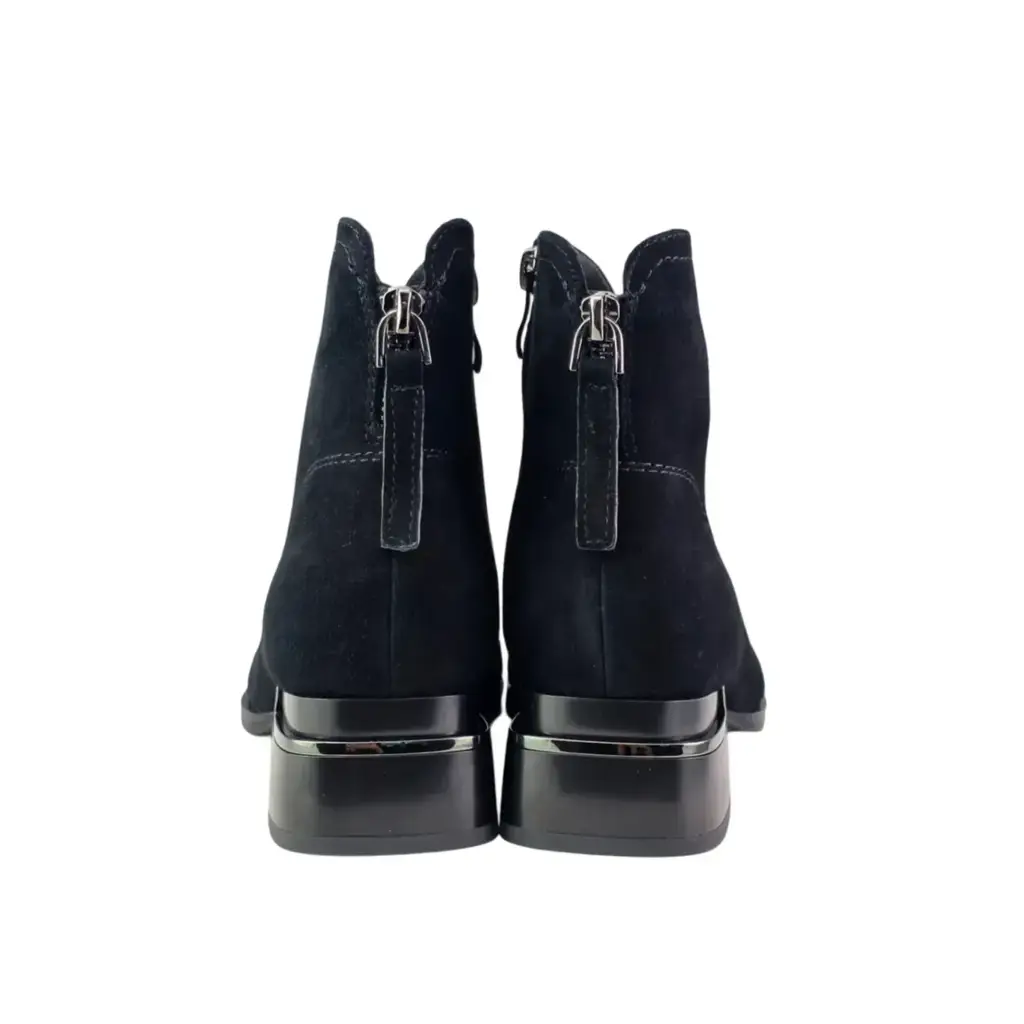Botki damskie skórzane VINCEZA 91182 Czarny - miniatura 5