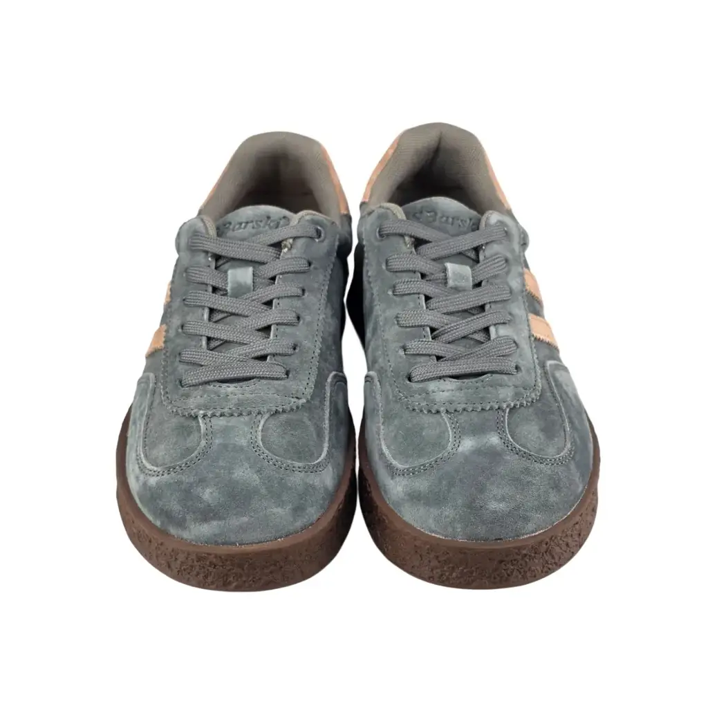 Skórzane sneakersy damskie zamszowe S.BARSKI 7103 - miniatura 5