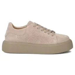 Sneakersy damskie skórzane DP7502 - zdjęcie 1