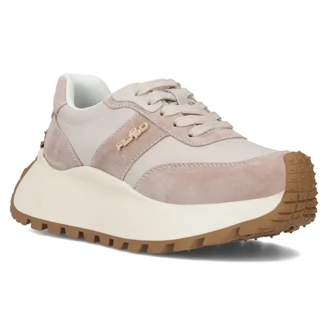 Skórzane sneakersy Filippo DP6785 - zdjęcie 9