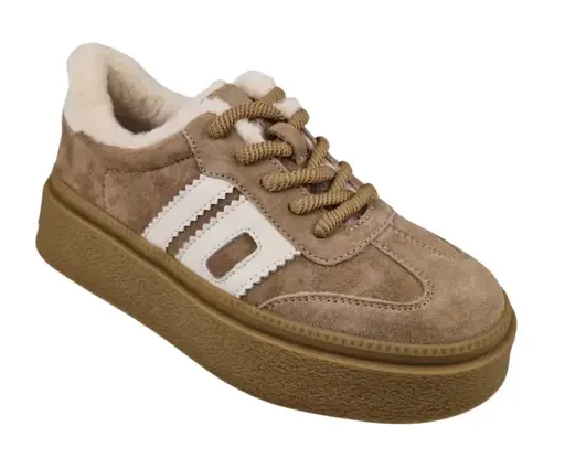 Ocieplane sneakersy VINCEZA 79556 skóra - zdjęcie 1