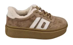Ocieplane sneakersy VINCEZA 79556 skóra Beżowy - zdjęcie 1