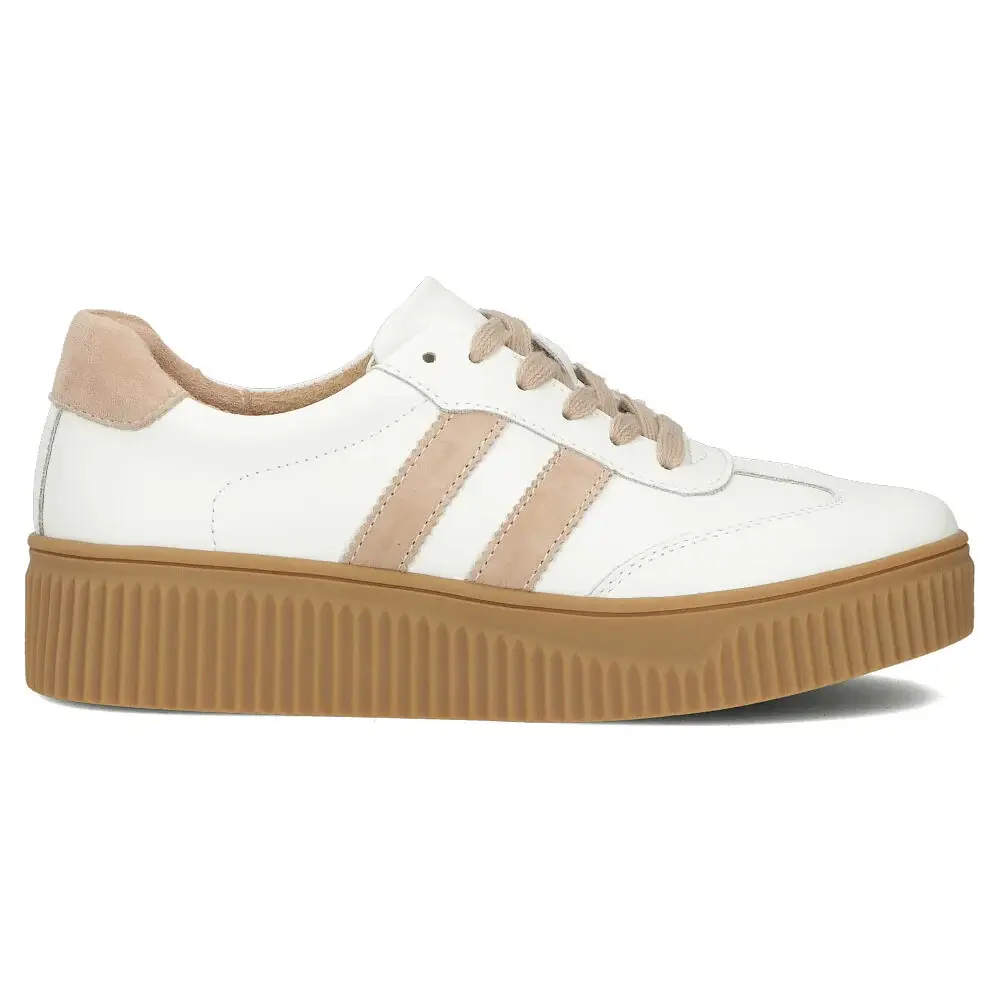 Sneakersy damskie skórzane FILIPPO DP6776 - miniatura 3