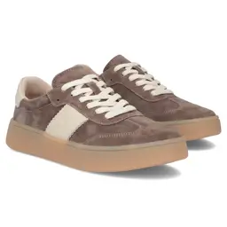 Sneakersy damskie skórzane FILIPPO DP7543 c.brązowy - zdjęcie 3