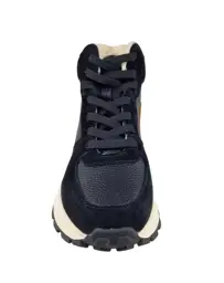 Ocieplane Sneakersy VINCEZA 95355 czarny skóra - zdjęcie 2