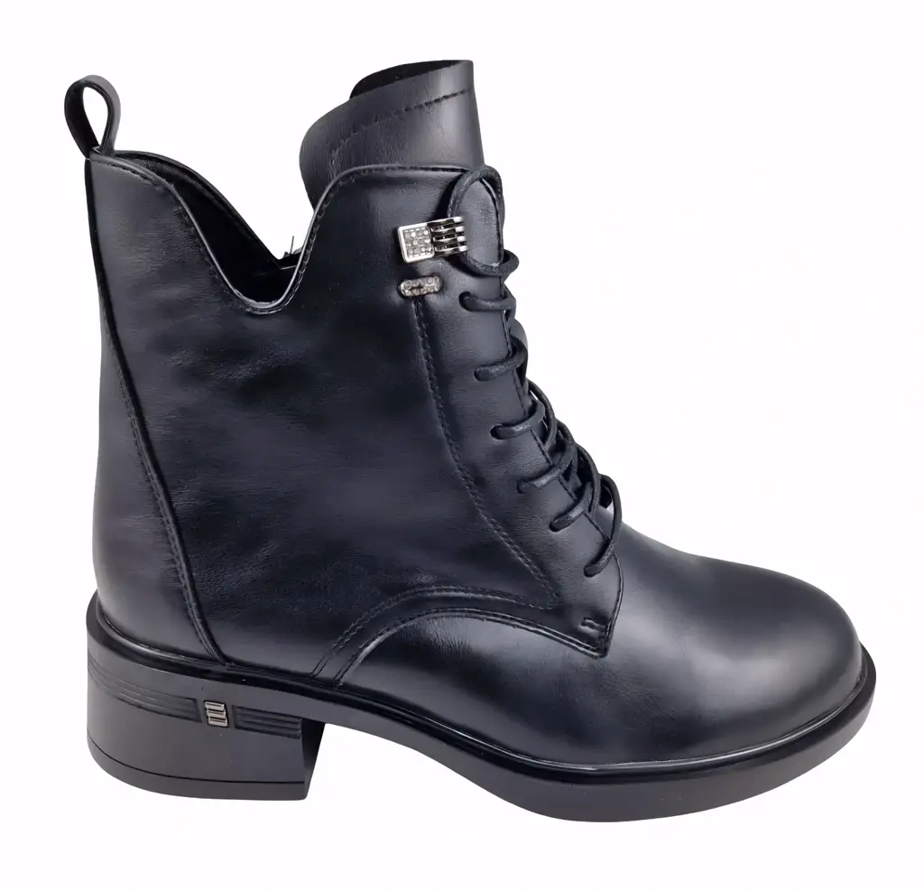 Botki VINCEZA 58602 czarny lico - miniatura 6