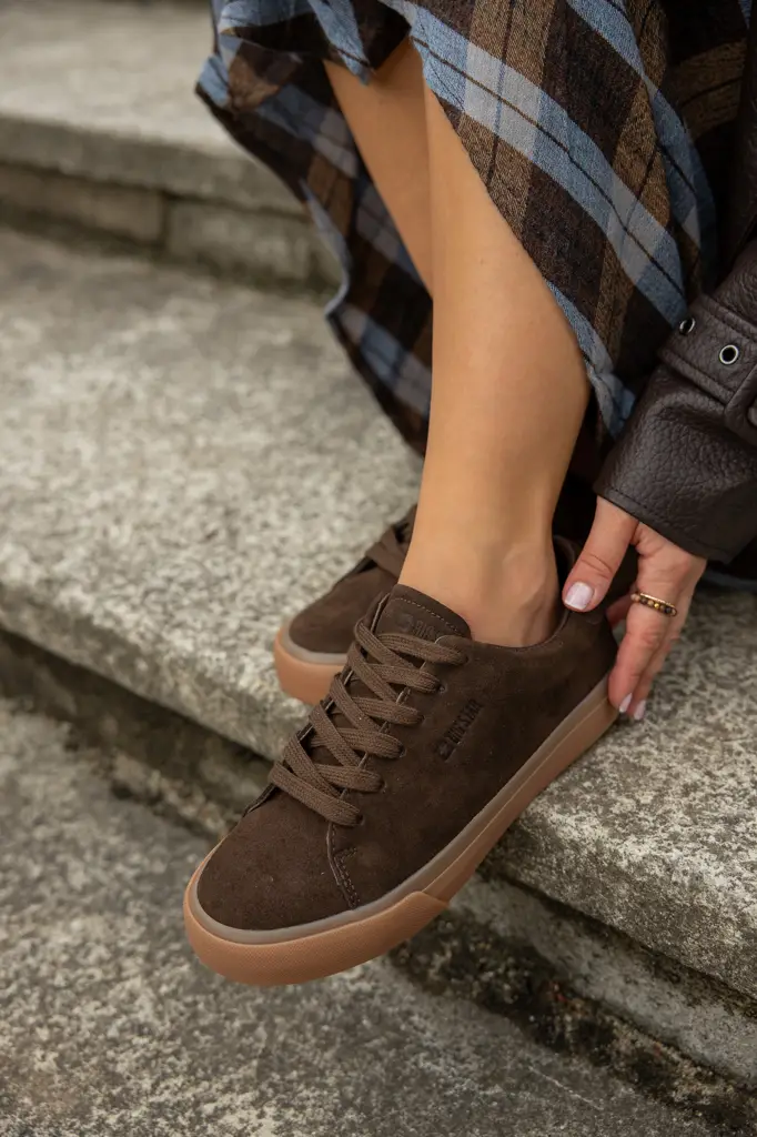 Sneakersy damskie BIG STAR UU274243J c.brąz - miniatura 6