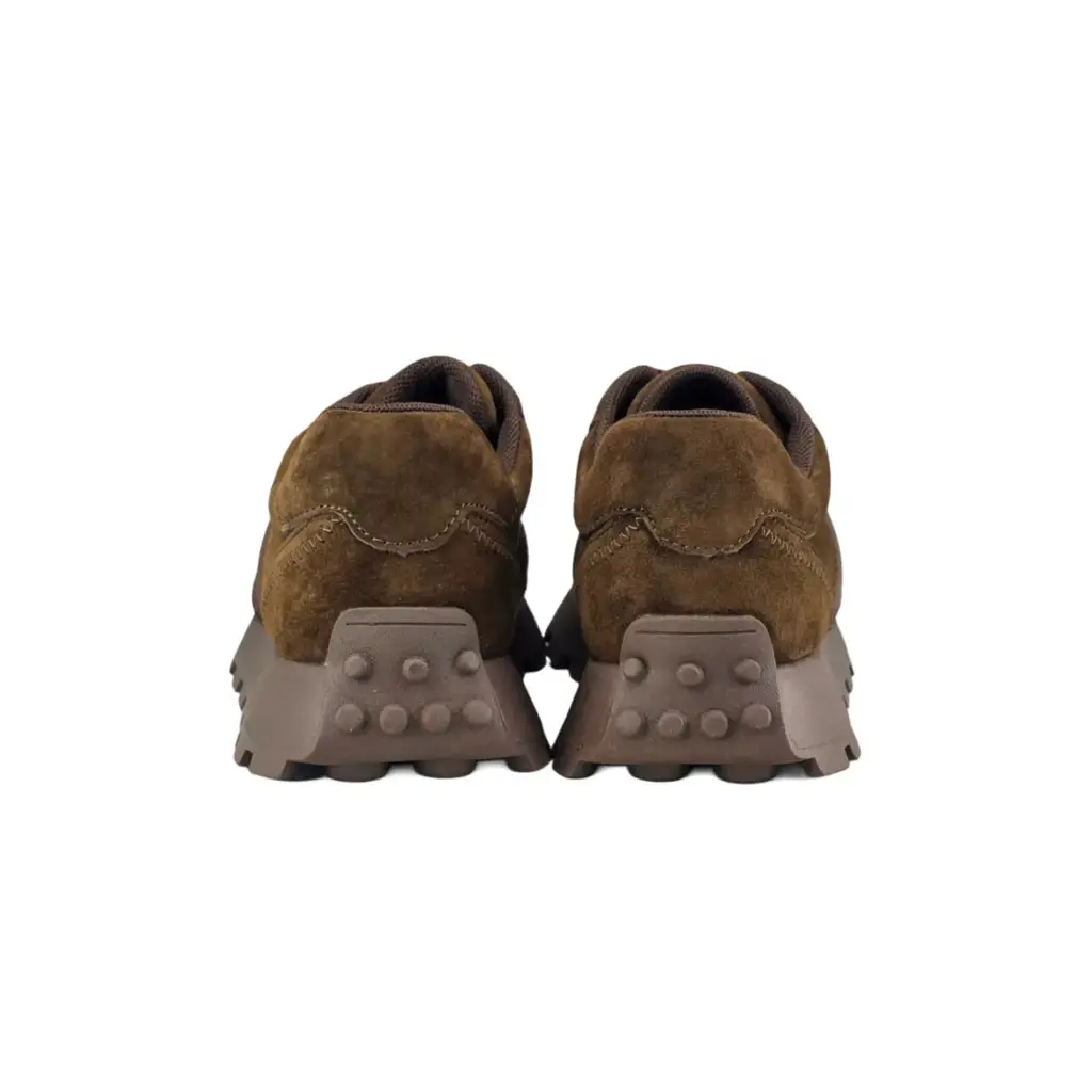 Skórzane sneakersy damskie zamszowe D&A 7101 - miniatura 6