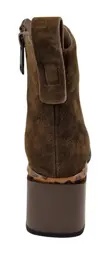 Botki na klocku VINCEZA 66811 skóra Camel - zdjęcie 3