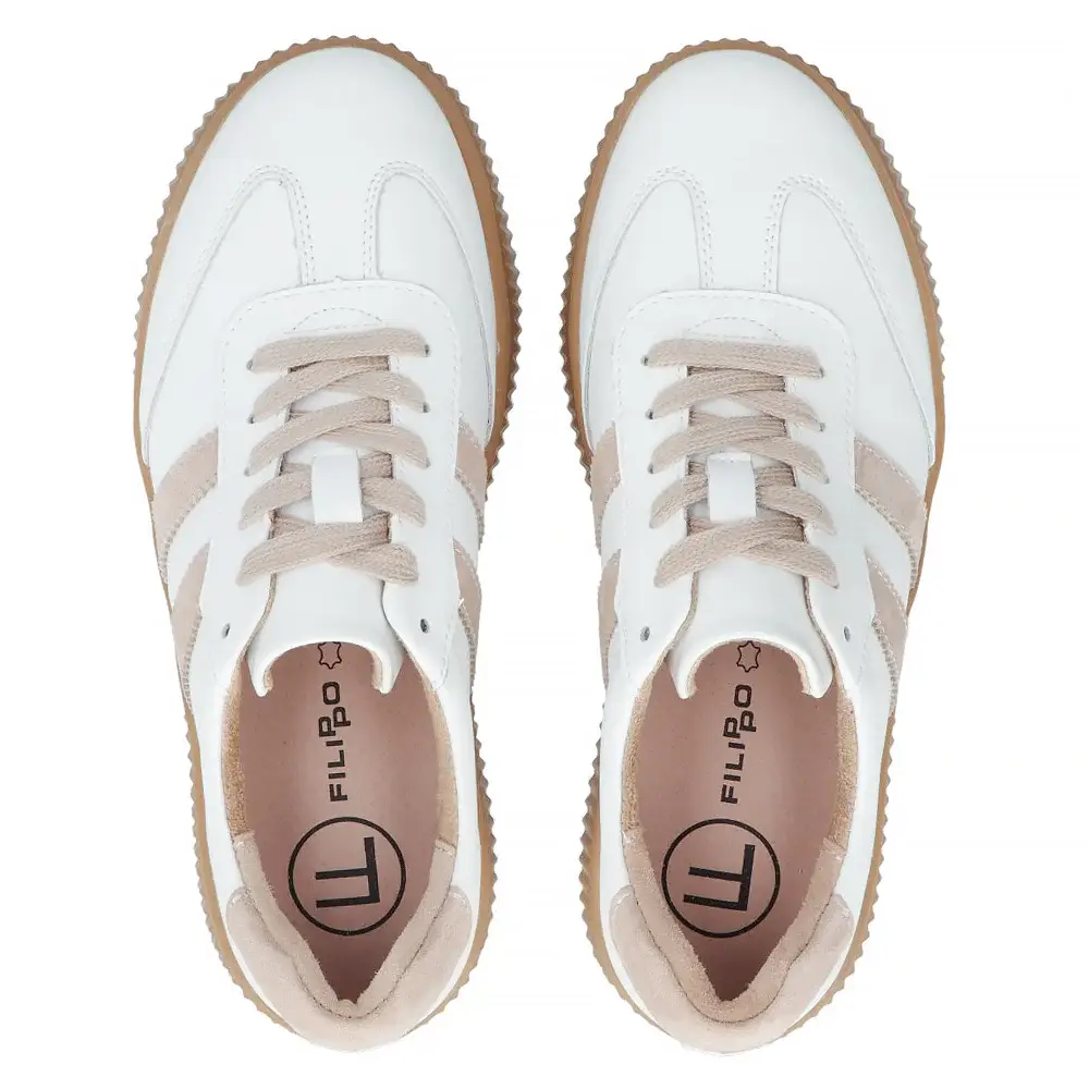 Sneakersy damskie skórzane FILIPPO DP6776 - miniatura 7