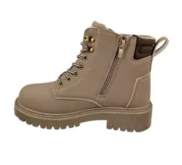 Botki NEWS 25BT26-9118 Khaki - zdjęcie 3