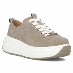 Skórzane sneakersy FILIPPO DP6795 Beżowy - zdjęcie 3