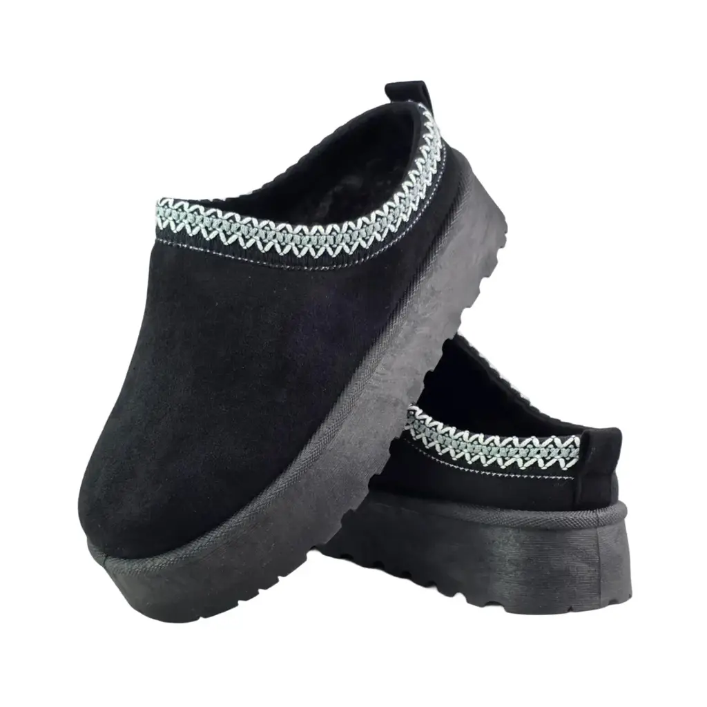 Wsuwane buty damskie zimowe NEWS 9248 Brązowy - miniatura 7