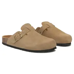 Klapki damskie skórzane FILIPPO DK7918 Taupe - zdjęcie 2