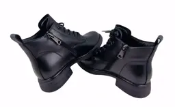 Botki damskie VINCEZA 39953 skóra Czarny