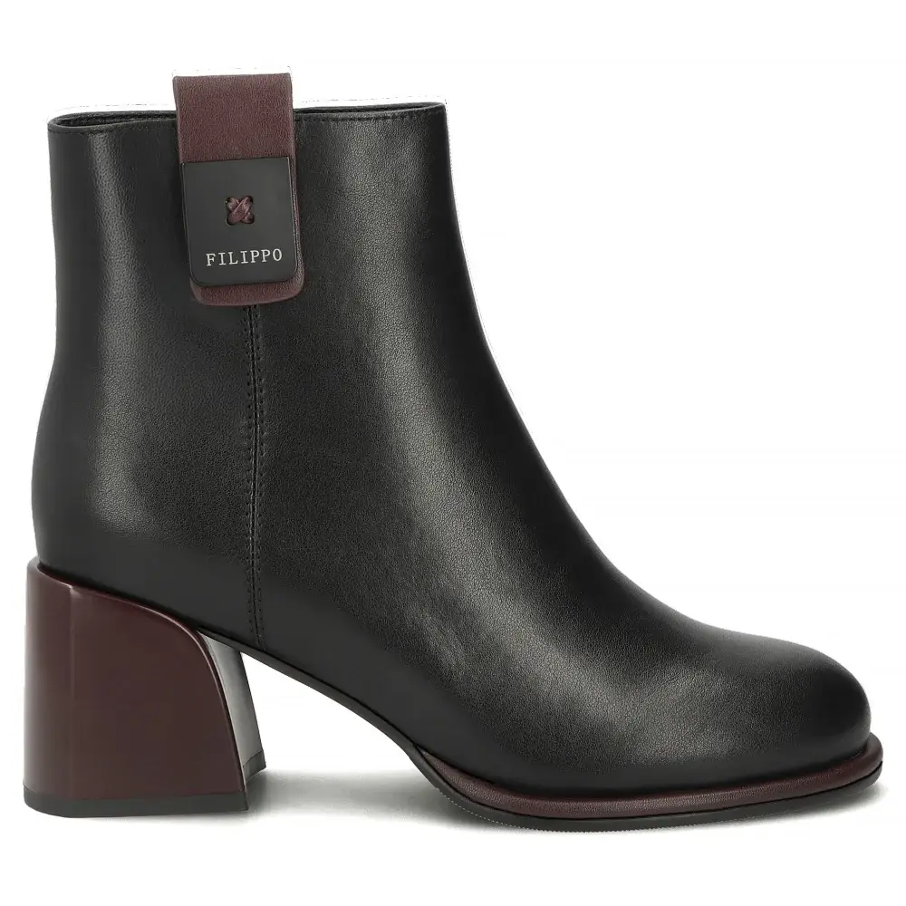 Botki damskie skórzane FILIPPO DBT8126