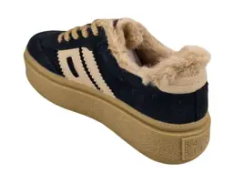 Ocieplane sneakersy VINCEZA 79556 skóra Czarny