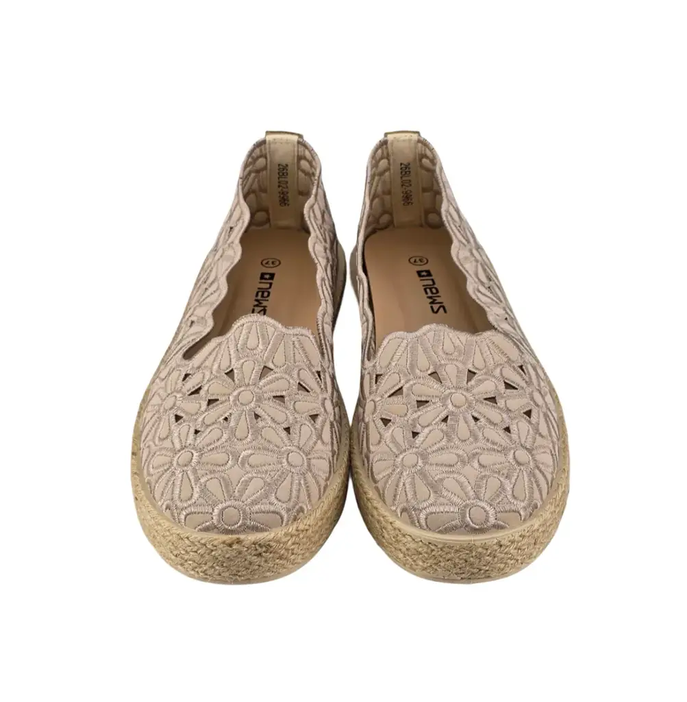 Damskie espadryle z kwiatowym wzorem 9966 - zdjęcie 3
