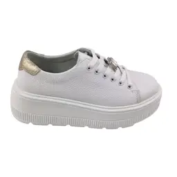 Sneakersy skórzane ESTETIC EV8182 - zdjęcie 1